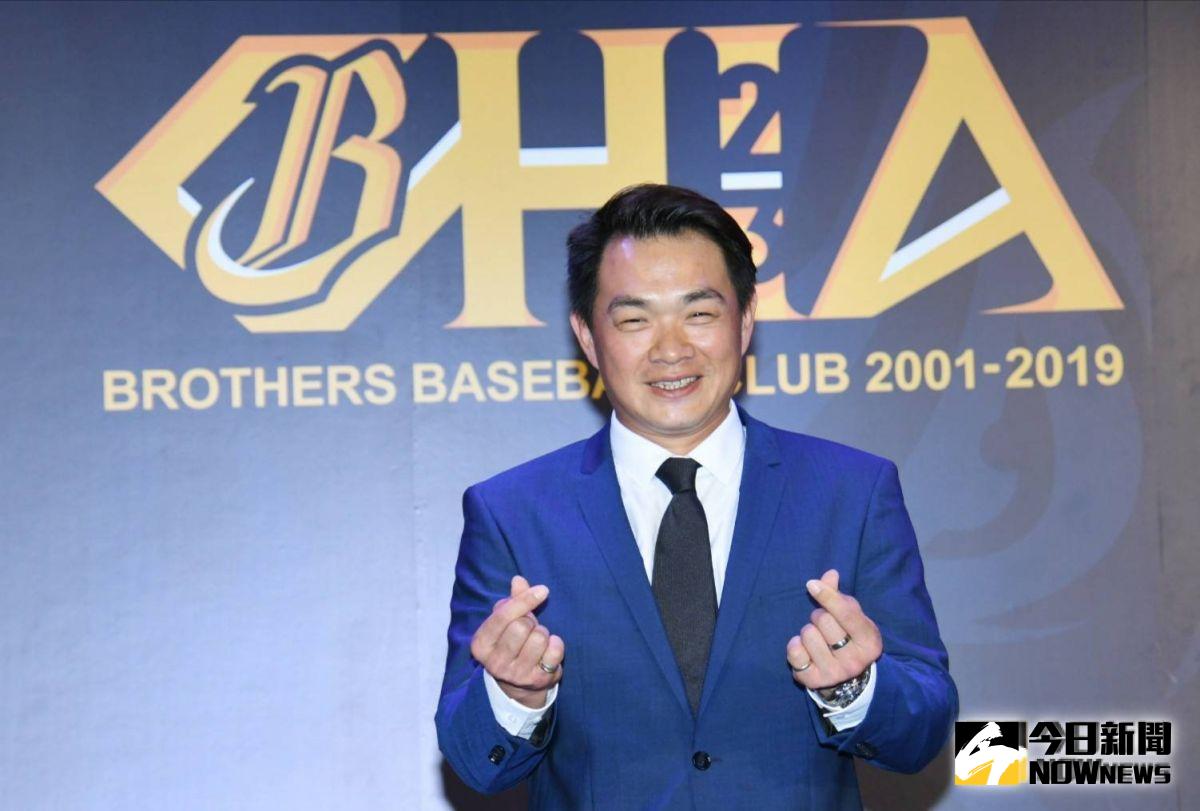 彭政閔引退記者會。（圖／林調遜攝）