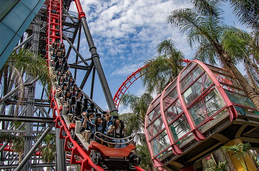▲麗寶樂園雲霄飛車「搶救地心」驚傳故障。（圖／翻攝自麗寶樂園官網, 2019.01.30）