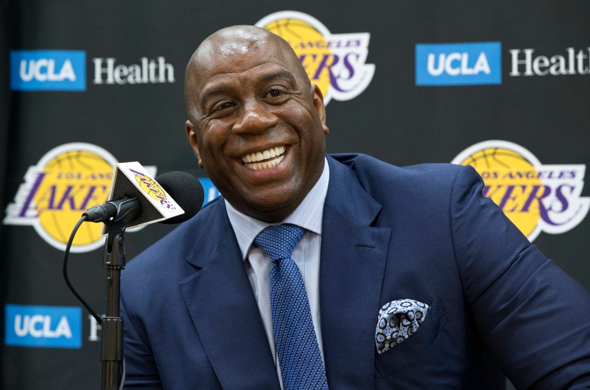 ▲Magic Johnson。（圖／美聯社／達志影像）