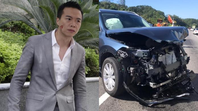 ▲演員吳鈴山發生嚴重車禍。（圖／臉書）