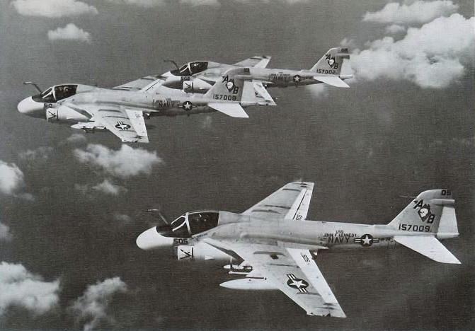 ▲VA-34中隊A-6攻擊機參加越戰。（圖／美國海軍）