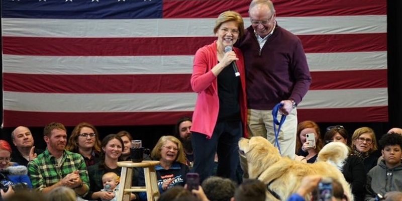 伊莉莎白華倫宣佈參選2020美國總統　愛犬成頭號助選員！

