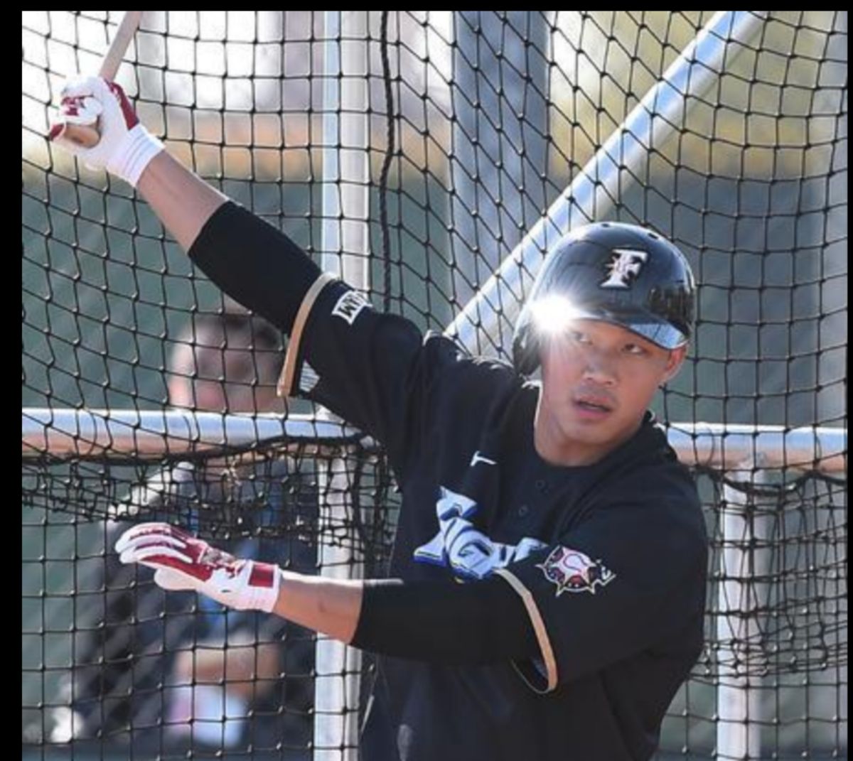 王柏融參加火腿春訓（取自日刊體育）