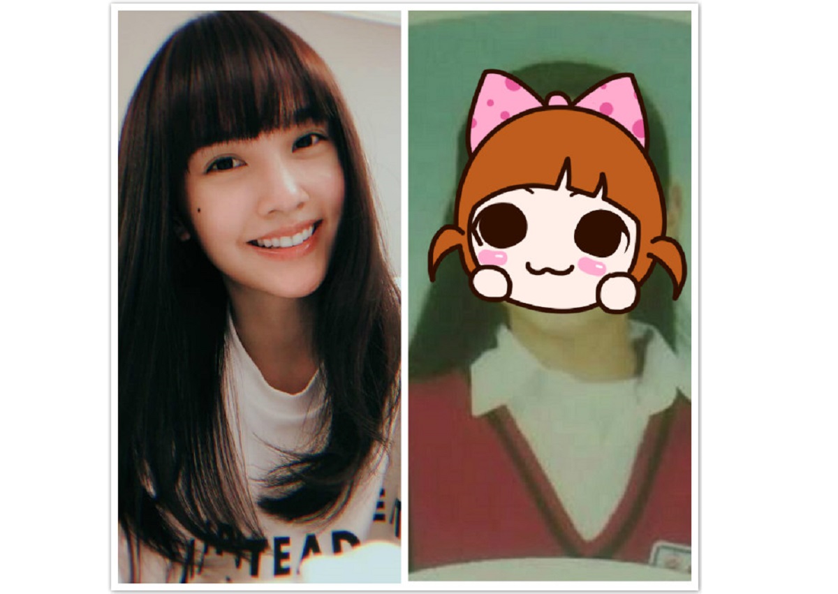 ▲楊丞琳國小照片曝光，對比如今 34 歲的樣貌幾乎沒變。（合成圖／翻攝自臉書社團爆廢公社&楊丞琳臉書）