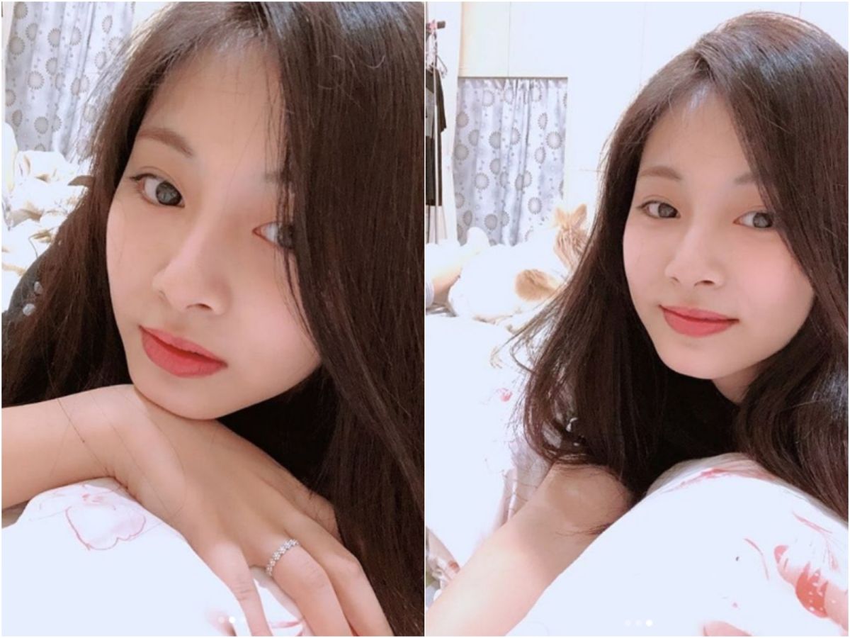 ▲周子瑜發文曬照拜年。（圖／TWICE IG）