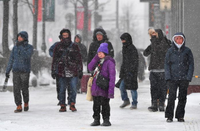 日本北海道周五（8日）出現史上最強寒流，札幌市等道內幾乎所有觀測地點都測到低於零下10度的低溫。（圖／美聯社／達志影像）