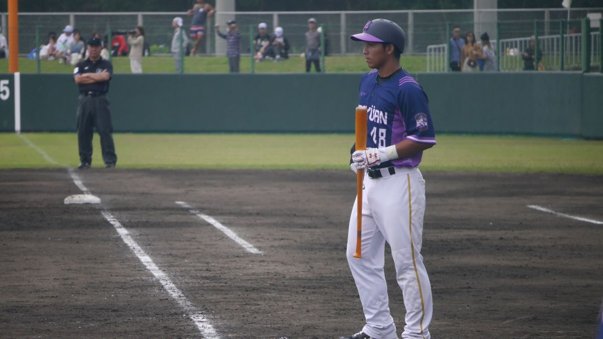 Lamigo桃猿隊外野手邱丹。（圖／吳政紘攝）