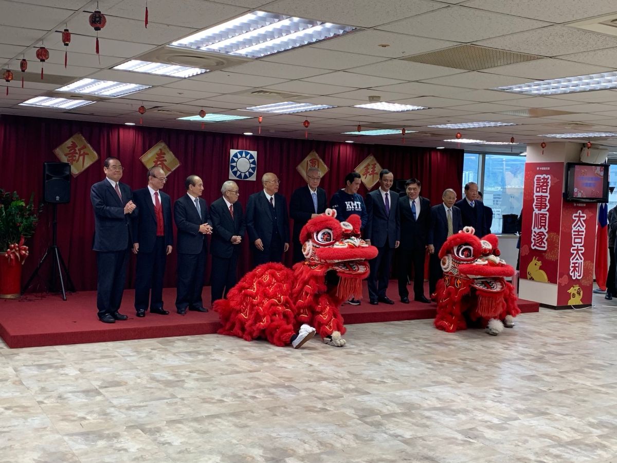 國民黨2019年新春團拜。（圖／記者葉滕騏攝,2019.02.11）