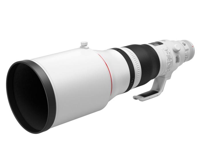 ▲Canon EF 600mm F4L IS III USM 超望遠鏡頭，鏡頭連鏡頭遮光罩ET-160 。（圖／Canon提供）