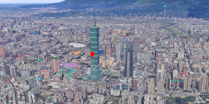 ▲Google Maps 3D 功能上線，將建築物立體還原。（圖／翻攝自Google Maps ）