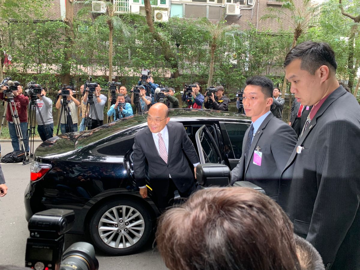 行政院長蘇貞昌15日首度赴立法院進行施政報告並備詢。（圖／記者林人芳攝，2019,02,15)