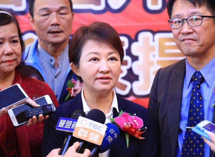 ▲市長盧秀燕表示，國民黨黨章中就有許多候選人的產生方式，2020總統大選關係台灣前途與走向，是最重要。 (圖／柳榮俊攝2019.2.15)