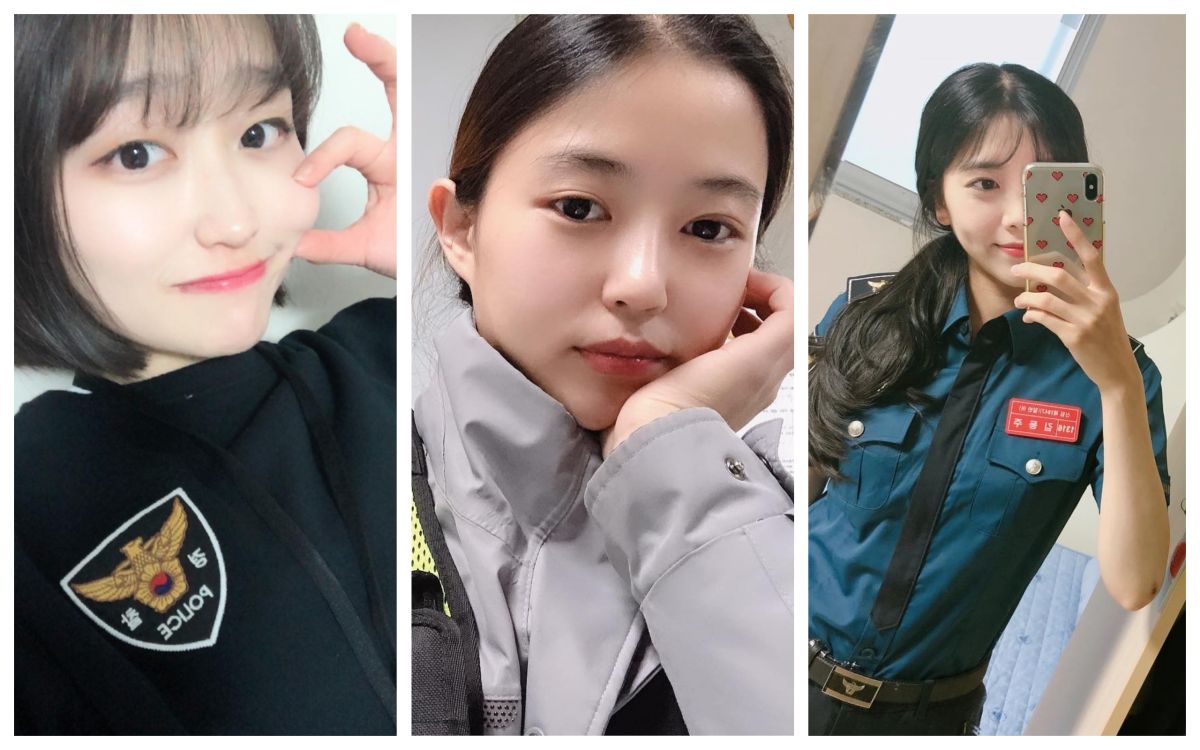 ▲網友分享三位正妹女警。（圖／翻攝自批踢踢）