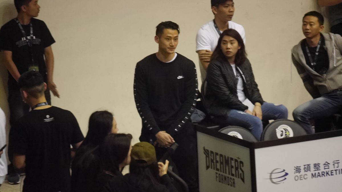 吳永盛隨夢想家練球（圖／吳政紘攝）