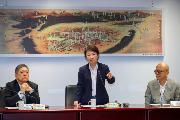 ▲市長盧秀燕宣布水湳國際會展中心第一期工程預計今年3月將動土，在她的任期內興建完成 (圖／柳榮俊攝2019.2.18)