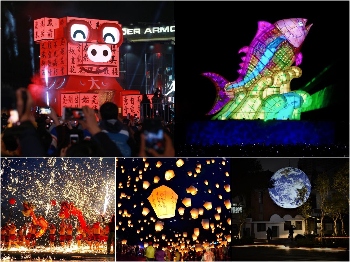 ▲農曆正月十五慶元宵，除了要吃碗元宵應景，傳統習俗還要賞花燈、猜燈謎才有過節滋味，全台灣從北到南都有各式各樣燈會慶祝活動。（組圖／NOWnews資料圖片）