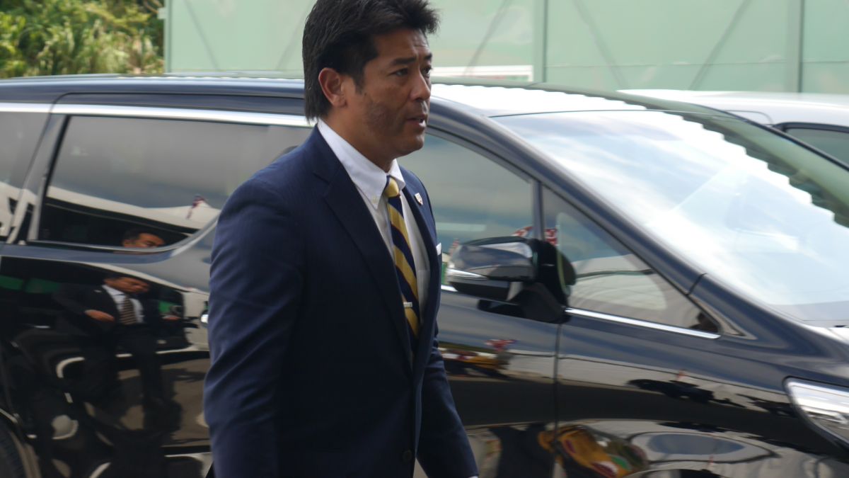 稻葉篤紀。（圖／吳政紘攝）