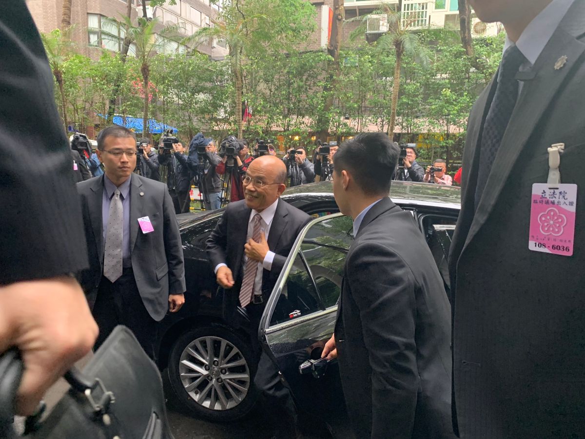 行政院通過同婚專法引發爭議，行政院長蘇貞昌22日表示，希望大家能一起向前走，讓台灣成為友善的國家。（圖／記者林人芳攝,2019,02,22)