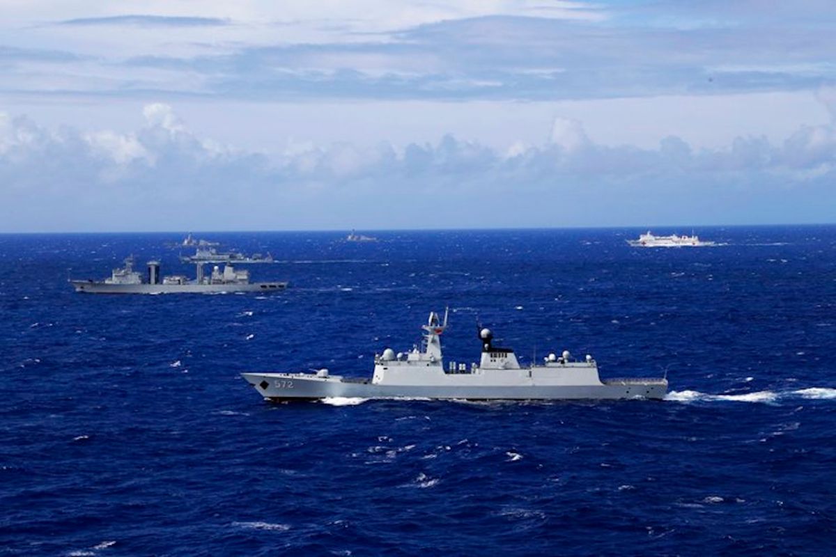 ▲中國軍演規模持續加碼，今日又宣布將在南海展開新一波的軍事實彈演訓。（圖／中國大陸海軍網）