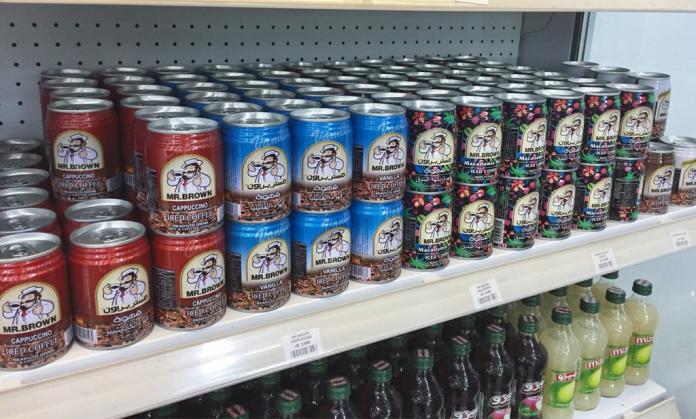 ▲台灣本土的伯朗咖啡在約旦機場有賣許多種口味。（圖／翻攝自 PTT ）