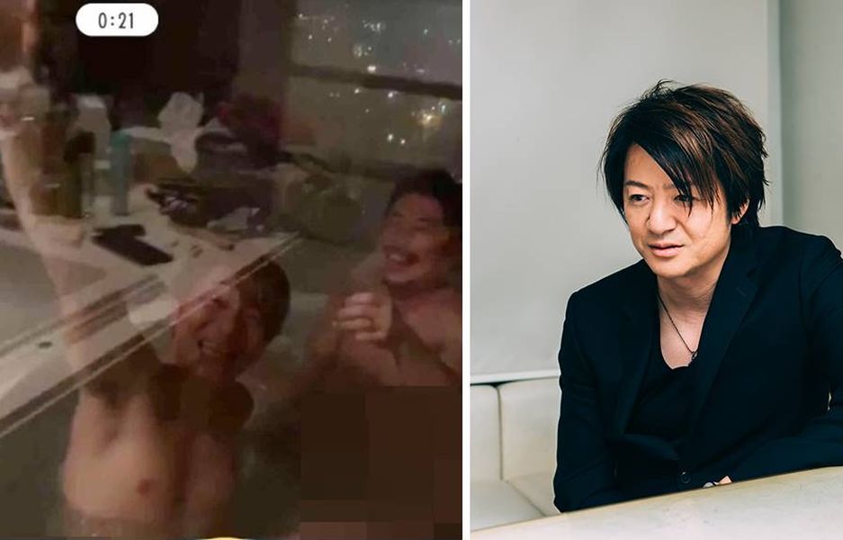 ▲TERU（右）一世英名差點毀於一旦。（圖／翻攝TERU IG）
