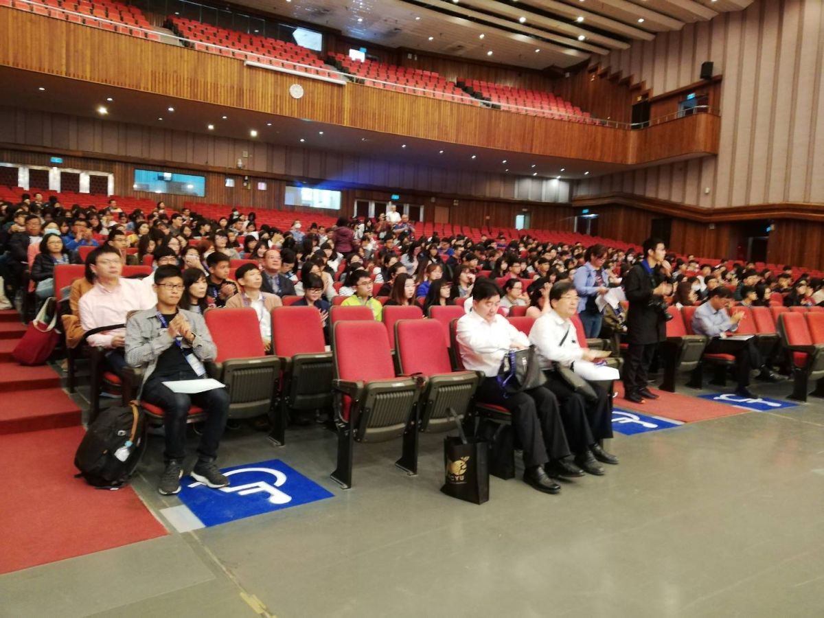 ▲來自全國500位教師參加嘉大舉辦的「夢的N次方協力工作坊」。（圖/記者邱嘉琪攝，2019.02.22）