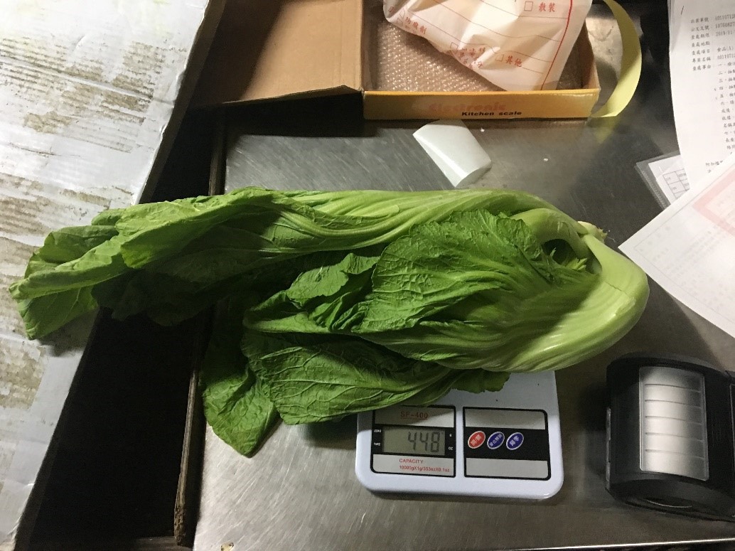 北市衛生局抽驗50件蔬果產品，發現6件不符合規定。（圖／北市衛生局提供）