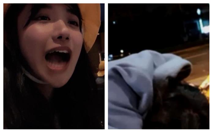 企鵝妹直播喝到掛！6000人看她醉倒街頭　媽媽韓國急call
