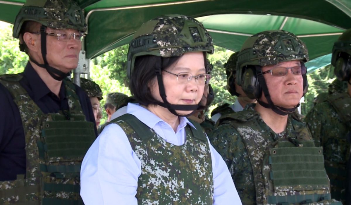 ▲總統蔡英文日前接受 CNN 專訪時曾說，若兩岸真的開戰，台灣會承受第一波攻擊，之後希望全世界各國都能一起站出來。（資料照／總統府提供 ）