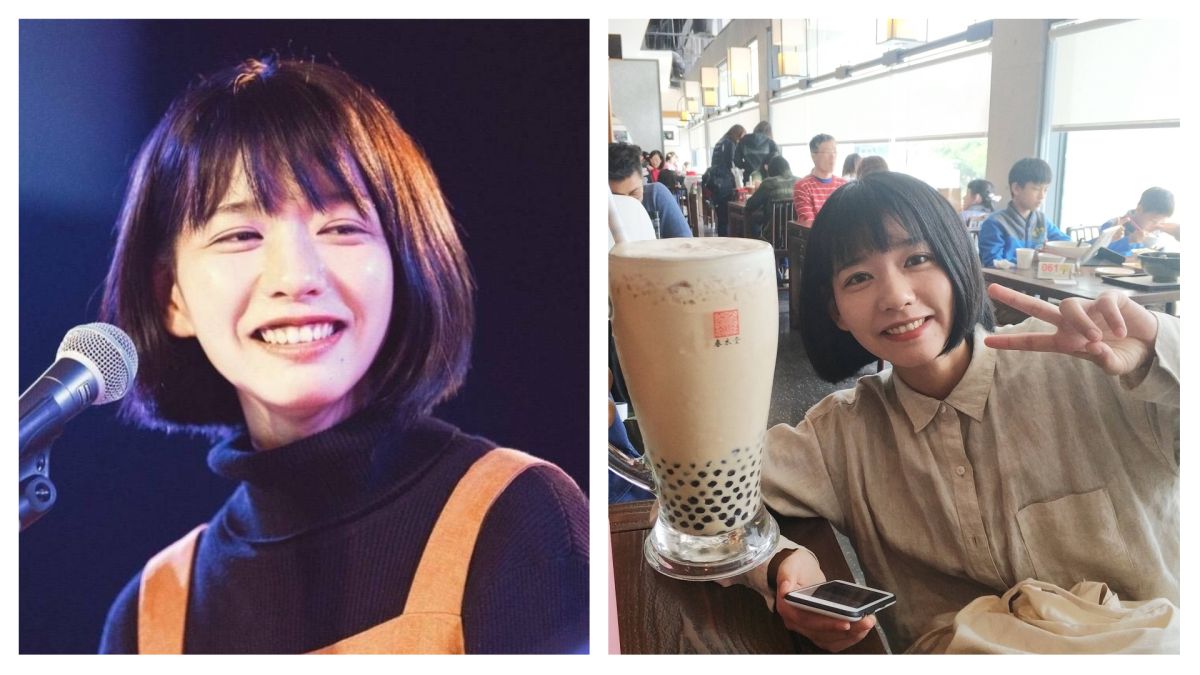 ▲大陸民謠組合「房東的貓」女主唱洋溢仙氣，被鄉民推爆。（圖／翻攝自批踢踢）