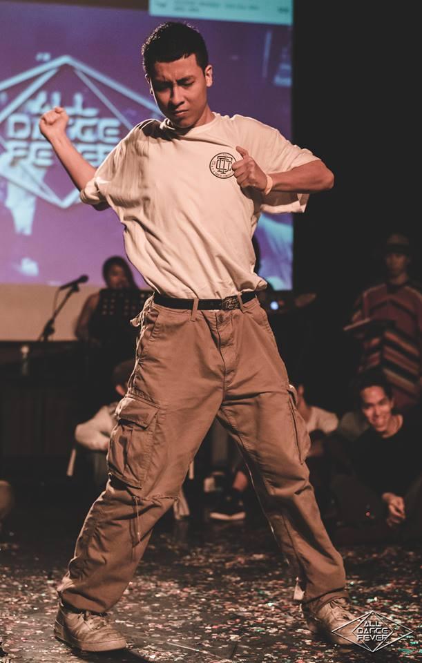 金爾君在ALL DANCE FEVER 全風格舞蹈賽 Vol.2 20180317法國Defipayette亞洲區賽中跳舞，展現自我。（圖／牛哥Cow. 攝）