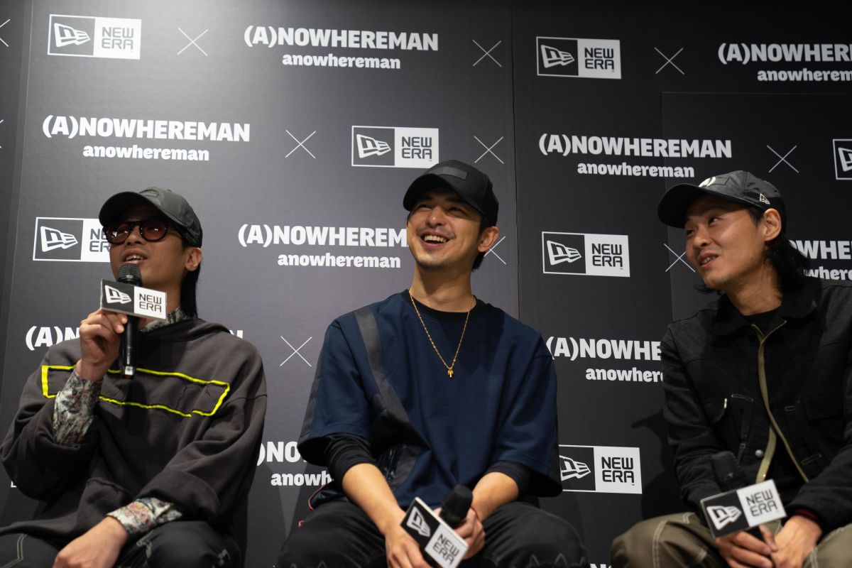 新銳設計師品牌(A)Nowhereman共同主理人陳柏霖、九叔、王維。圖＠(A)Nowhereman