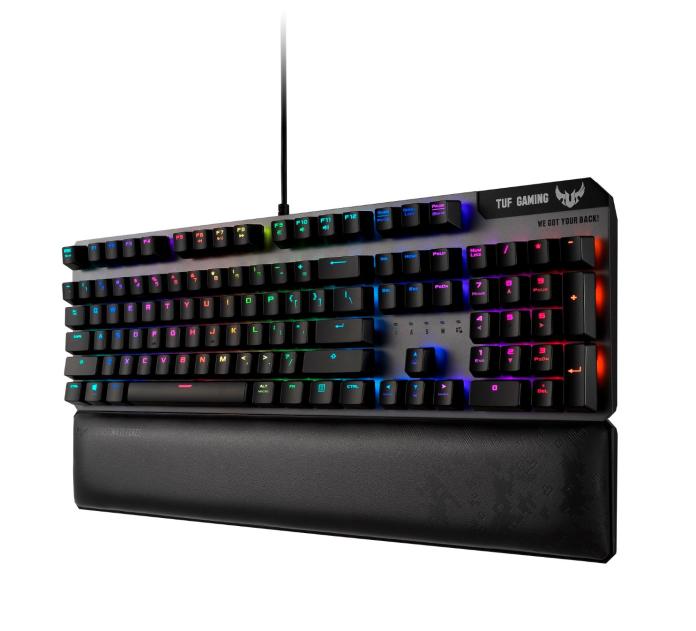 ▲ASUS TUF Gaming K7 光學機械軸電競鍵盤與 ROG 電競鍵帽組開賣了。（圖／ASUS提供）