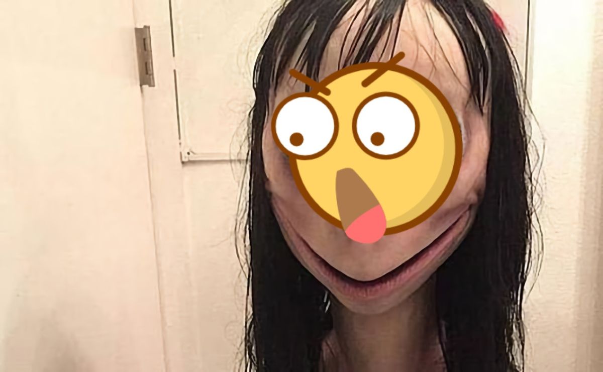 ▲來自日本妖怪傳說的 MoMo 鳥，演變成鼓吹孩童自戕的網路遊戲人物。（圖／翻攝自每日郵報）