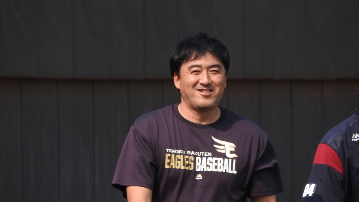 石井一久親自率隊來台。（圖／吳政紘攝）