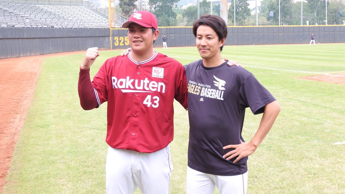 宋家豪與岸孝之。（圖／吳政紘攝）