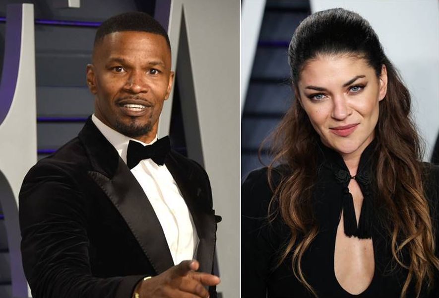 ▲傑米福克斯新歡潔西卡柔兒（右）。（圖／達志影像）