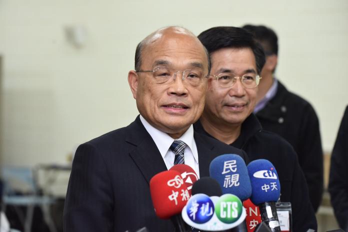 ▲「蘇貞昌粉髮照」在社群平台上瘋傳，蘇貞昌的官方帳號也留言回道，「無論白髮、黑髮、紅髮還是粉紅髮，只要有頭髮就是好頭髮」。（圖／資料照）