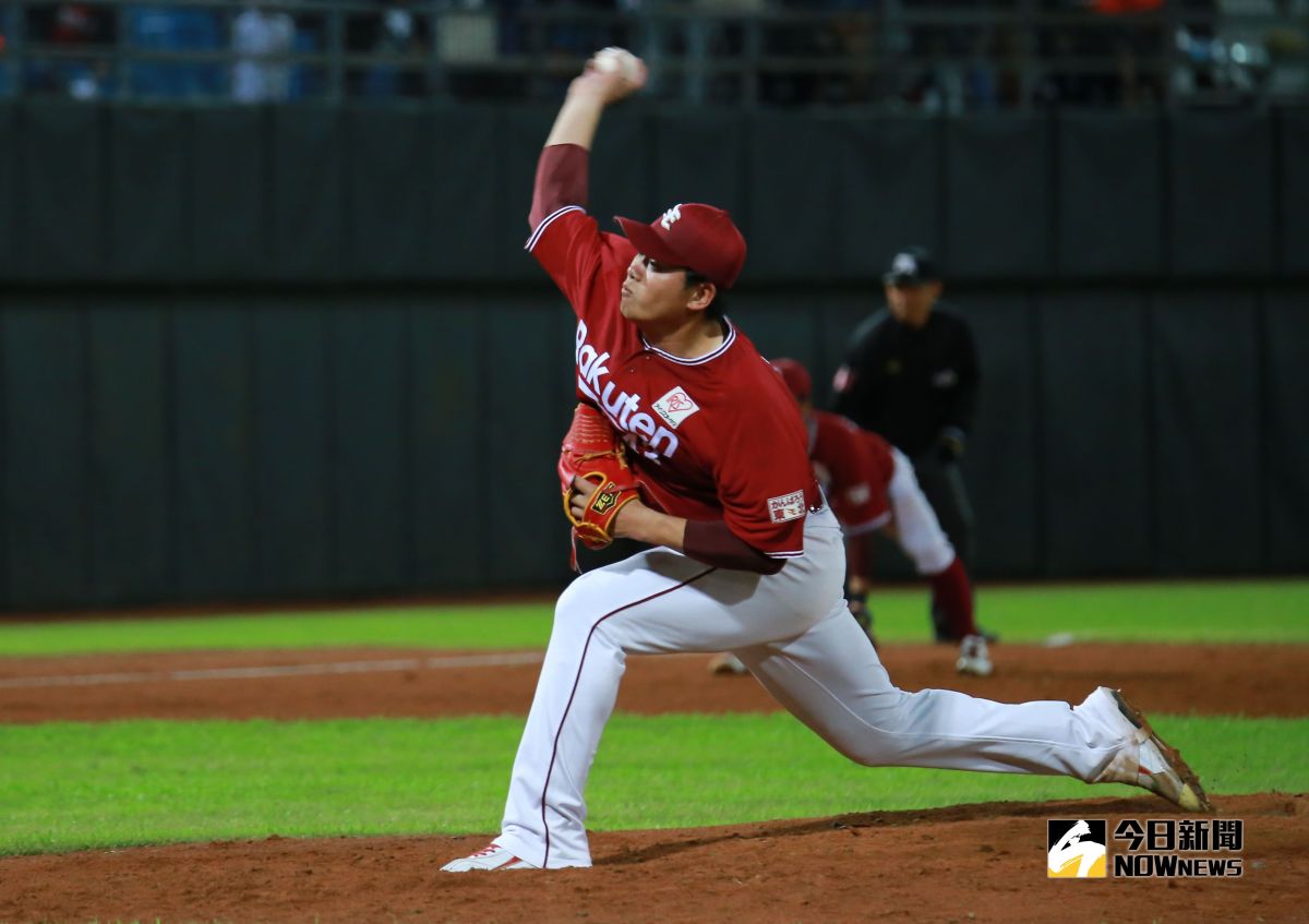 ▲2019強者對決爭霸賽 Lamigo桃猿vs.東北樂天金鷲。東北樂天金鷲投手宋家豪。（圖／記者葉政勳攝 , 2019.02.28）