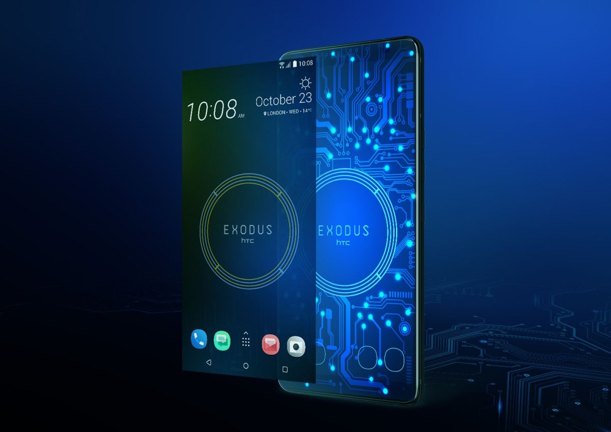 ▲HTC EXODUS 1有很多資安特色，如今開放虛擬貨幣以外的方式購入。（圖／HTC提供）