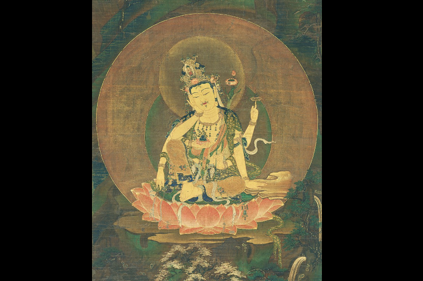 日本奈良國立博物館所藏如意輪觀音圖，非慈孤觀音。（圖／WIKI圖庫，公有領域）