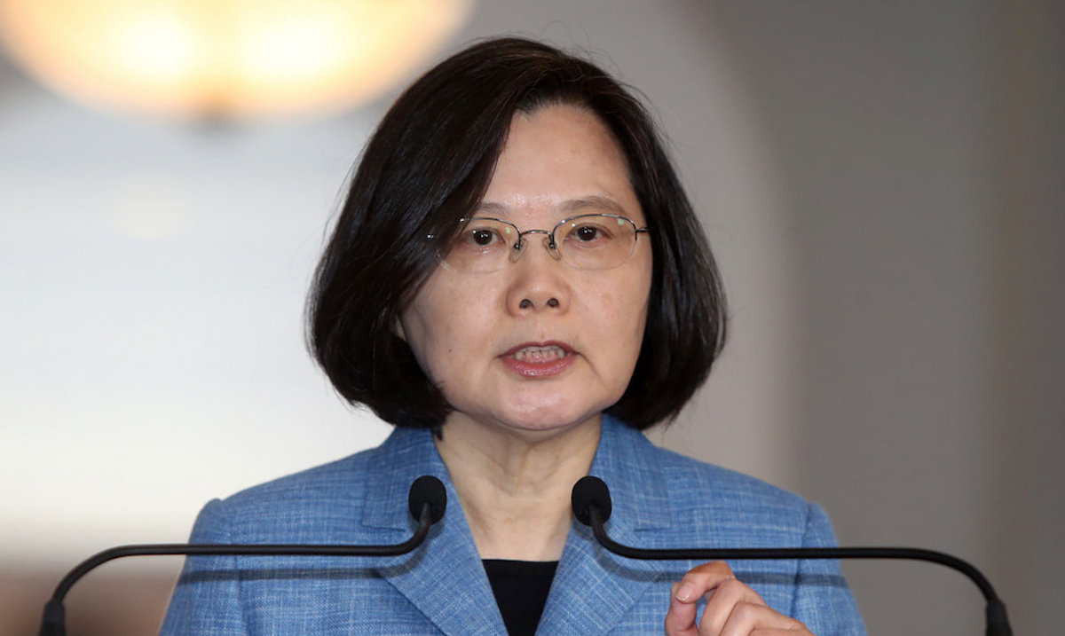 ▲總統蔡英文 2 月 28 日接受日本產經新聞專訪時表示，希望台灣與日本進行安全保障對話，內容涵蓋因應中國威脅、網路駭客攻擊等。（圖／中央社資料圖片）