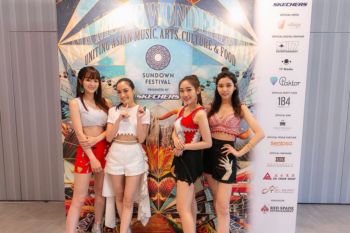 ▲偶像女團IVI將登上Skechers Sundown Festival 「亞洲音樂節」的舞台，左起為劉芳芸、陳希瑀(Kimi)、羅綺雯(琦琦)、夏紫薇。（圖／17 Media提供）