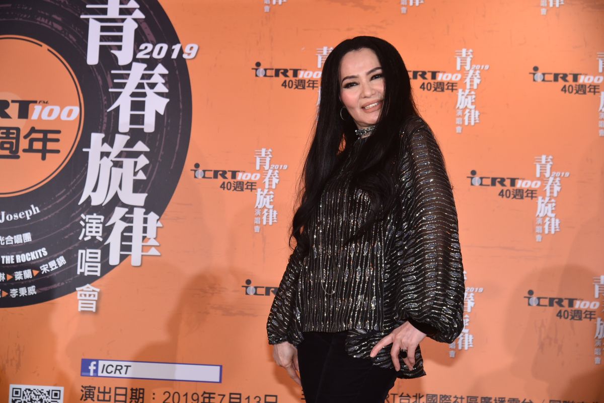 潘越雲出席ICRT 40周年暨青春旋律演唱會記者會 。（圖／記者林柏年攝，2019.03.05）