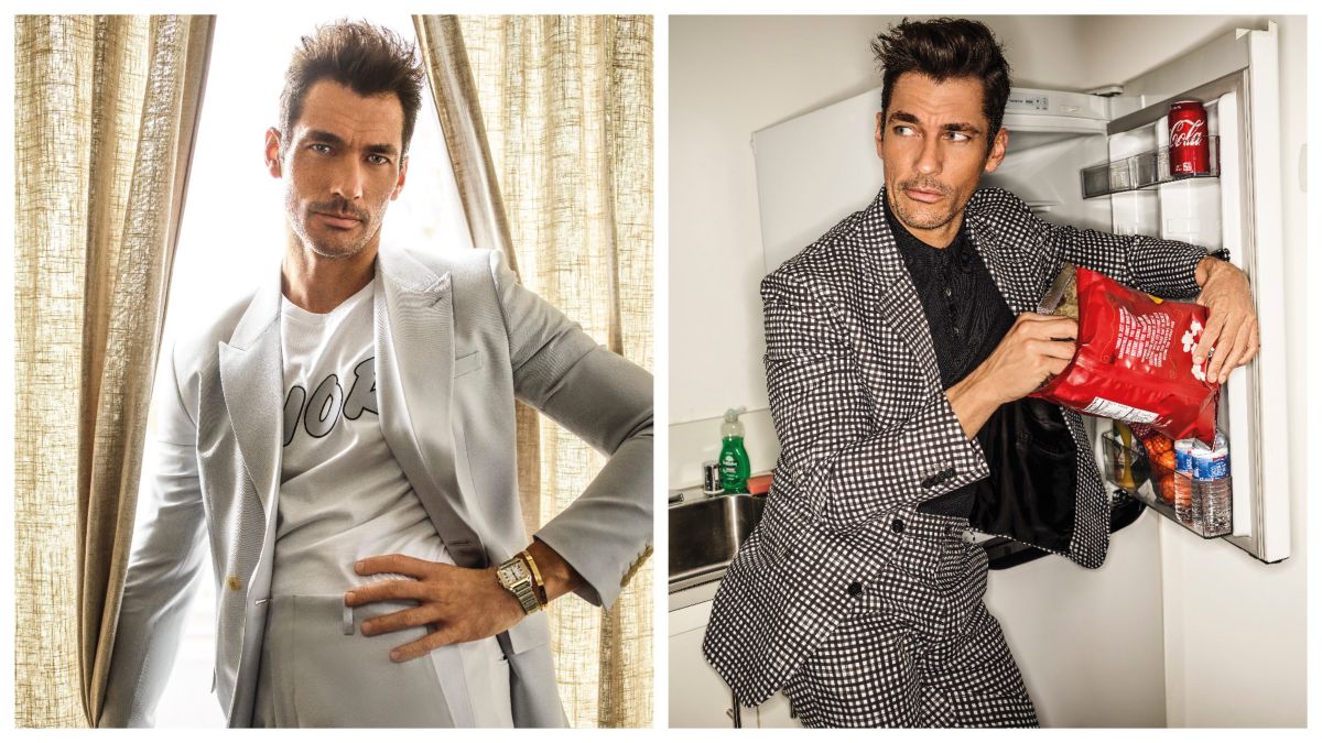 曾婉拒電影《格雷的五十道陰影》演出機會的大衛甘迪，現在自創男鞋品牌當起霸氣總裁，性感壯碩的身材與俊美五官，簡直是現實版格雷。圖@《GQ》