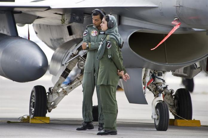 ▲巴基斯坦派出F-16飛官與地勤人員前往美國受訓。（圖／美國空軍）