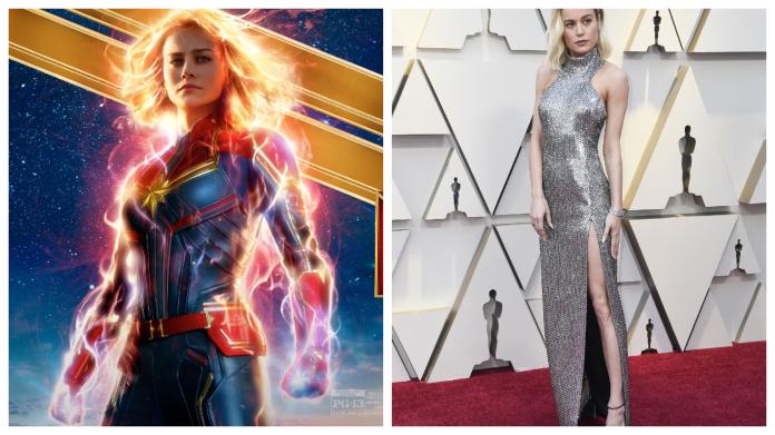 主演《驚奇隊長》的布麗拉森，以緊實性感的身材成為新一代女神。圖@Marvel Studios官方臉書、Celine
