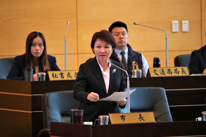 ▲立法院前院長王金平宣布參選總統，市長盧秀燕表示，「祝福」 (圖／柳榮俊攝2019.3.7)