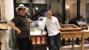 ▲任賢齊(左)曾經增胖26公斤拍攝《跑馬》。（圖／翻攝任賢齊臉書）