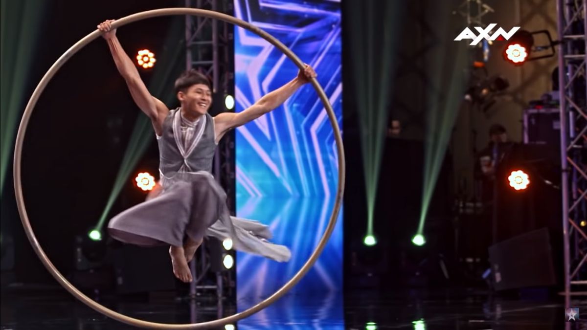 ▲楊世豪日前登上才藝實境秀「亞洲達人秀」，表演獲評審讚賞。（圖／翻攝自
Asia's Got Talent
）